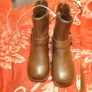 Steve Madden Brown Leather Ankle Boots